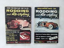 Lot of 2 Rodding and Restyling Magazines - Apr and Nov 1957 - Vintage Items picture