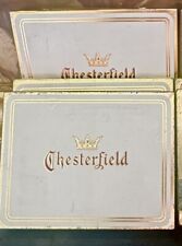 1950s VINTAGE CHESTERFIELD CIGARETTE METAL CASE, TOBACCIANA - MADE IN VIRGINIA picture