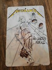 Metallica And Justice For All 8x12 Metal Wall Sign picture