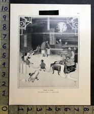 1913 CANTONESE CHINESE ORIENTAL PRINT NEWSPAPER PRESS REA IRVIN PRINT FC4909  picture