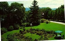Vintage Postcard- Perennial Garden, Berkshires, MA 1960s picture