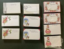 Lot Of 500 Vintage Florist Cards Sympathy Get Well Congratulations Mother NOS picture