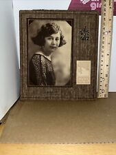 Antique Photo Cabinet Card 1923 Lady Schlotzhauer Lancaster, Pennsylvania VTG picture