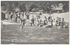 1910 McCray's Resort, Russian River, California REAL PHOTO Bathers at the Beach picture