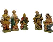 Vintage Fontanini Nativity 5 Piece Set Italy   picture