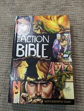 The Action Bible Gods Redemption Story by Doug Mauss (2010, Hardcover).  VGUC picture