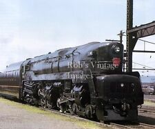 Pennsylvania Railroad T-1 Sharknose 5544 Train Steam photo 1940s color PRR picture