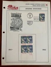 Arizona 50th Statehood Anniversary, Feb 14 1962, Stamps And First Day Cover picture