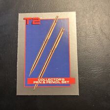 Jb5d T2 terminator 2 Judgment Day, 1991 Pin, Pencil, Set Merchandise, Collectors picture