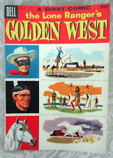 THE LONE RANGER'S GOLDEN WEST #3 - 1955 GIANT DELL, FN 6.0, 100 PAGES, TOM GILL picture
