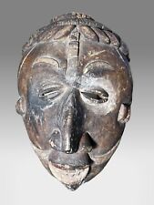 African Igbo Ichahoho OLD Tribal Mask AUTHENTIC 15” x 9.5” picture
