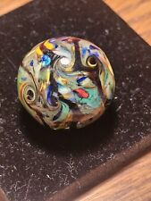 Antique Hand-blown Glass Bead picture