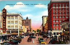 1930s Vintage Postcard St. Petersburg Florida Rutland's Kress Pheil Hotel picture