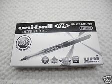12pcs Uni-Ball eye UB-150-0.38mm Ultra Micro roller ball pen Black(Japan) picture