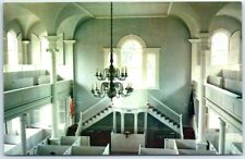 Postcard - Interior of the Old First Church, Bennington, Vermont, USA picture
