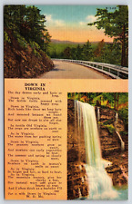 Virginia Poem Vintage Postcard picture