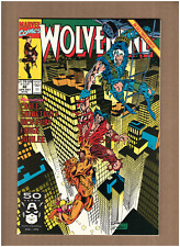 Wolverine #42 Marvel Comics 1991 CABLE VS. WOLVERINE NM- 9.2 picture