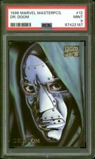 1996 Marvel Masterpieces #12 Dr Doctor Doom PSA 9 Mint Graded MCU Card New Case picture