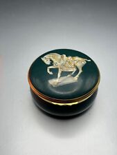 Halcyon Days Enamel MODEL OF A HORSE Tang Dynasty ASHMOLEAN MUSEUM Trinket Box picture