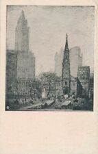 NEW YORK CITY - Woolworth Tower Overlooking St. Paul's Graveyard picture