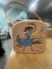 PONYTAIL KIDS PINK DOLL CARRYING CASE- PURSE 1950S-60S picture