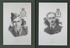 Two [x 2] SIGNED Victoria Cross limited ed prints Bill Reid and Leonard Cheshire picture