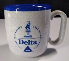 Delta Airlines Coffee Cup Vtg 1996 Original Rare VHTF Never Used Olympics USA picture