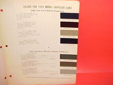1935 CHRYSLER IMPERIAL AIRFLOW CONVERTIBLE COUPE TOURING SEDAN PAINT CHIPS 35 picture