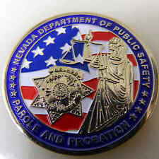 NEVADA DEPARTMENT OF PUBLIC SAFETY PAROLE AND PROBATION CHALLENGE COIN picture