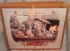 Grandeur Noel Nativity Set Collectors Edition Porcelain Nativity Set 2000 picture