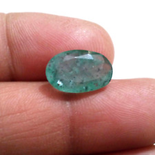 Beautiful Zambian Emerald Oval Shape 5.50 Crt Top Green Faceted Loose Gemstone picture