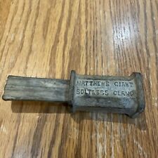 VINTAGE MATTHEWS GIANT BOLTLESS CLAMP WEDGE TOOL picture