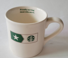 Starbucks Coffee Mug 2013 Proudly Serving Those Who Serve Made In USA 14 OZ picture
