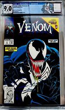 Venom Lethal Protector Comic #1 Black Cover Error Variant 1993 Marvel CGC 9.0 picture
