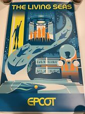 EPCOT Center The Living Seas Serigraph Attraction Poster LE 100 #99 Eric Tan New picture