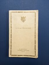 French Line - SS LA PROVENCE (1906) Special Publication - Foldout Cross Section picture