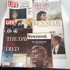 JFK Vintage Magazines 1960s Lot of 6 Life Look Newsweek McCalls John F Kennedy B picture
