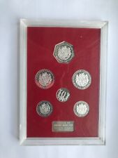 1973 ROYAL WEDDING PRINCESS ANNE & MARK PHILLIPS SILVER MEDAL SET BOXED COA picture