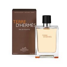 Terre D'hermes byHermes For Men Eau de Toilette EDT Cologne Perfume 3.4 oz New picture