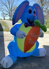 Gemmy Airblown Inflatable 6’ Tall Lighted Bunny Rabbit Happy Easter Blow-up picture
