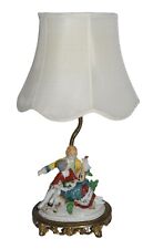 Vintage Victorian Table Lamp Violin Courting Couple Porcelain C&S NY # 563 picture
