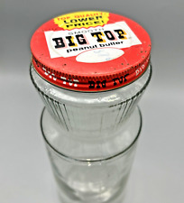Vintage Proctor & Gamble Big Top Peanut Butter Jar with Lid Tall 9
