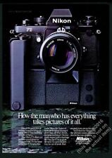 1982 Nikon F3 camera photo vintage print ad picture