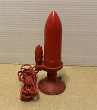 Vtg 1950s Firefighter Red Flashing Car Rubber Suction Safety Light SAFCO FLASHY picture