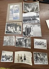 VINTAGE MIXED LOT OF 11 Black & White Photos Family And Friends Assorted Sizes picture