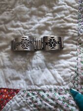Native American Silver Watch Band Hopi Navajo  picture