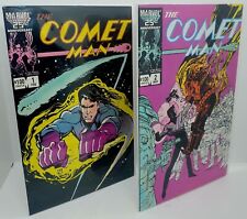 Vintage LOT of 2 Comet Man #1 & #2 (Marvel Comics, 1987) 1st Print Mint 🔥  picture