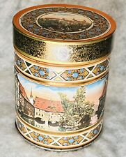 Vintage Christmas Nuremberg German Lebkuchen Round Gingerbread Tin Mint 5