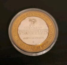 The New Frontier Las Vegas Casino Silver Strike $10 Coin Vintage  picture