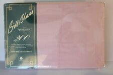 Vintage Bill Blass For Springmaid Double (FULL) Fitted Sheet Mauve Pink picture